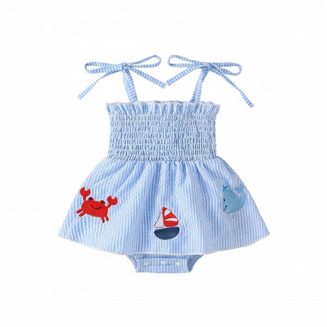 Girls Romper – Chelsea Sleeveless Romper | Baby London® Premium Baby Clothing