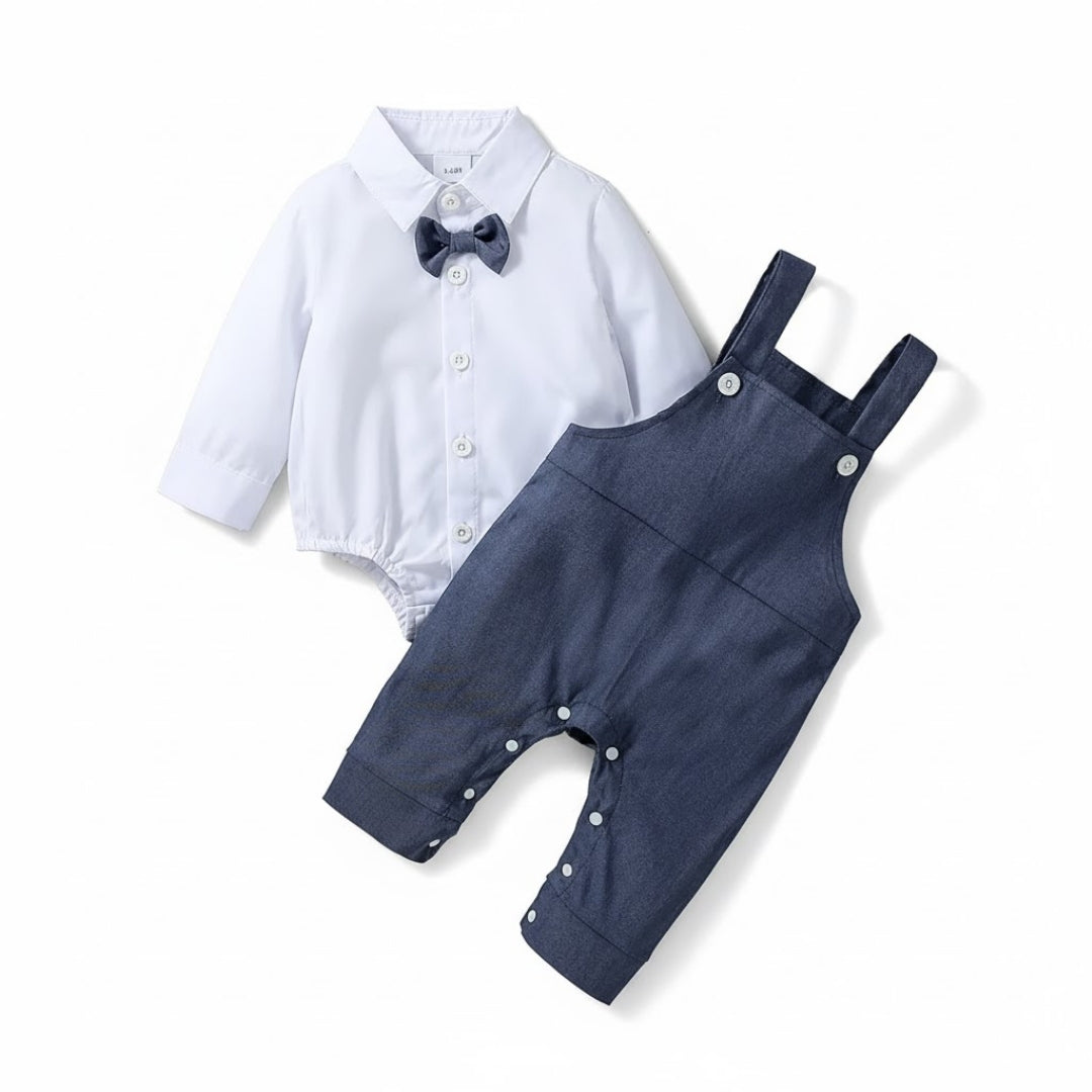 Boys Romper – Fitzrovia Minimal Romper | Baby London® Premium Baby Clothing