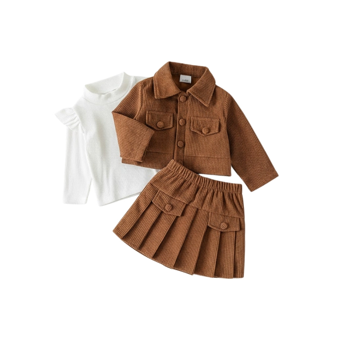 Girls Skirt – Brompton Solid Skirt | Baby London® Premium Baby Clothing